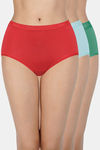 Amante High Rise Three-Fourth Coverage Hipster Panty (Pack of 3) - Multicolor — thumbnail 1